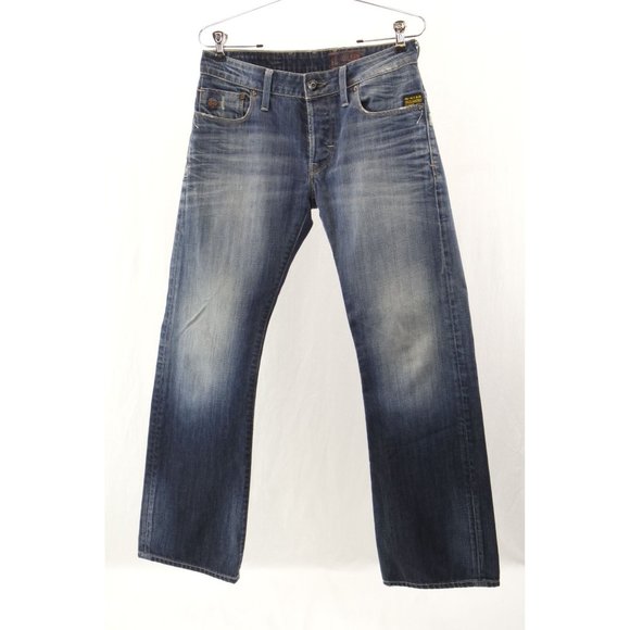 EUC G-Star Raw Heller Low Boot Denim Jeans | 29W, 32L, 100% Cotton - Picture 2 of 7